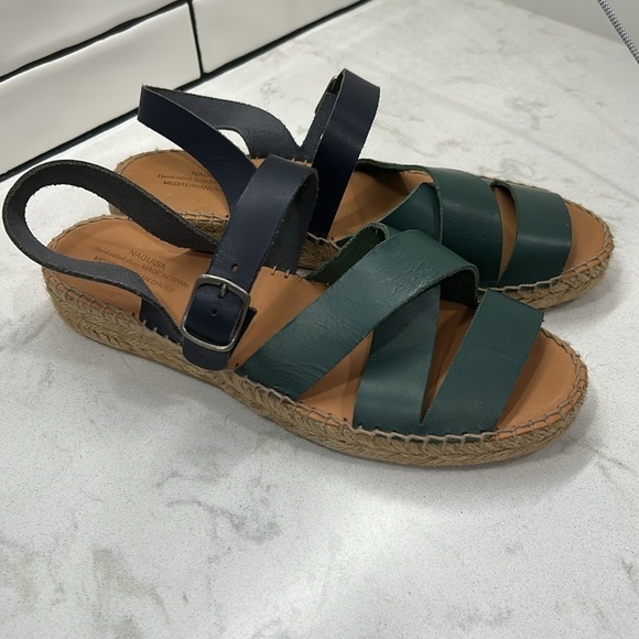 Anthropologie Naguisa Sandals Women Mediterranean Fisherman Espadrille 40 US 9.5 - Picture 16 of 16
